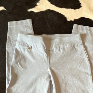 Alfani Light Blue Pull On Pants Size 8